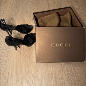 Gucci Black Patent Leather Heels